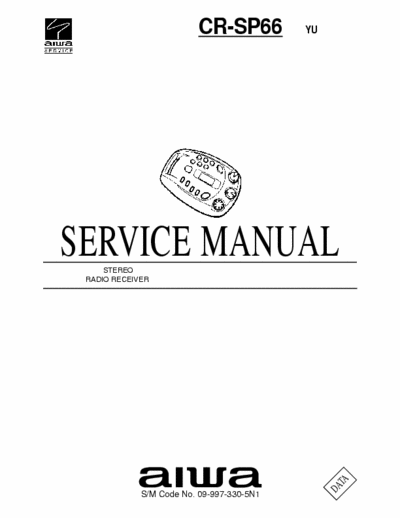 Aiwa CR-SP66 Service Manual Stereo Radio Receiver - (4.039Kb) 2 Part File - pag. 14
